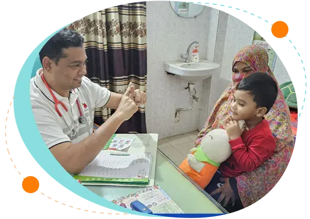Child vomiting treatment specialist in Bangladesh